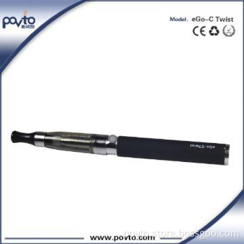 High quality ego twist electronic cigarette with lcd and heating coil